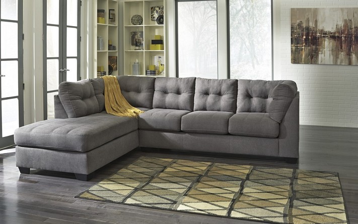 Maier - Charcoal Sectional Chaise