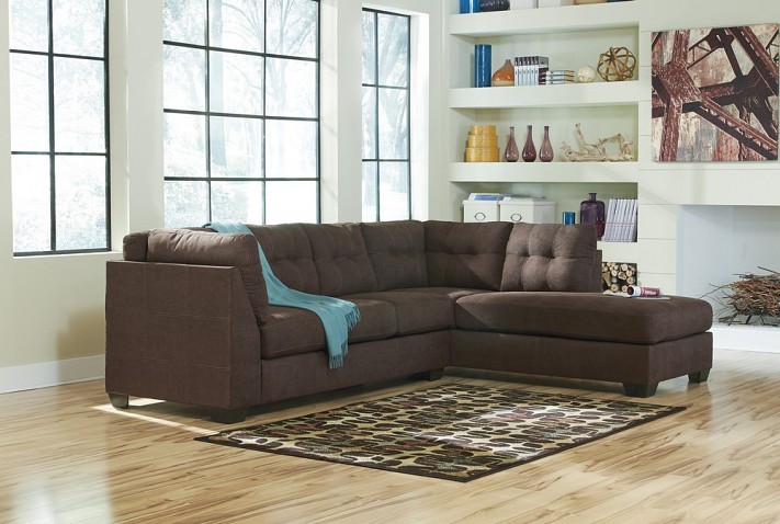 Maier - Walnut Sectional Chaise