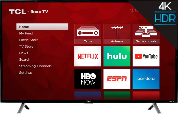 TCL 49" Smart TV with Roku