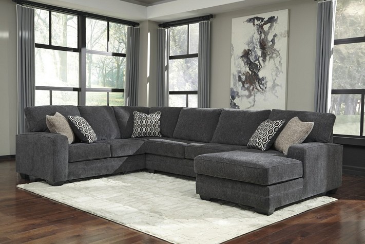 Tracling - Slate Chaise Sectional