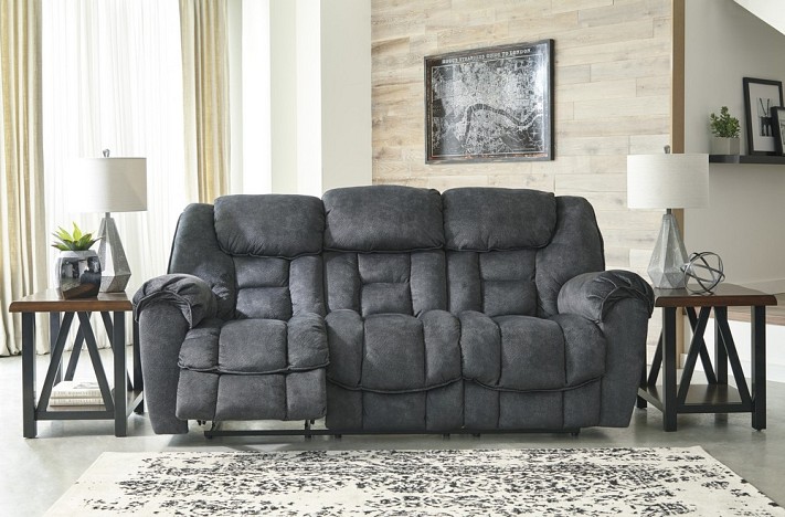 Capehorn - Granite Reclining Sofa