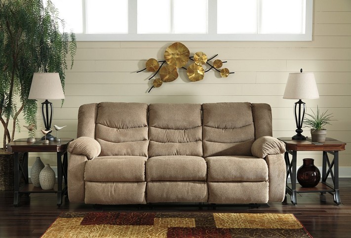 Tulen - Mocha Reclining Sofa