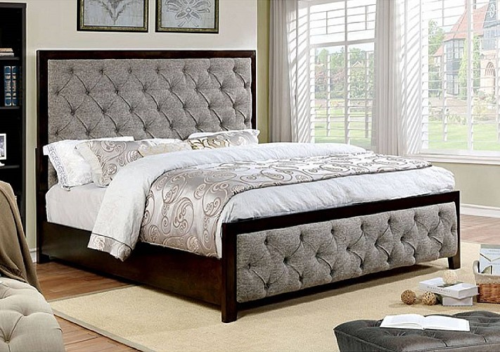 Asterion - Warm Gray Queen Bed