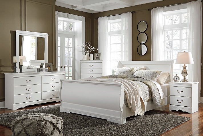 Anarasia Queen Sleigh Bed