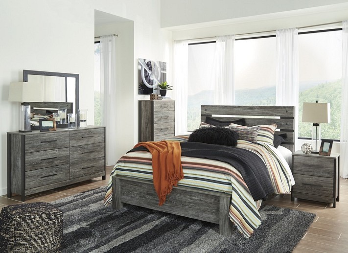 Cazenfeld - Black/Gray Queen Bed