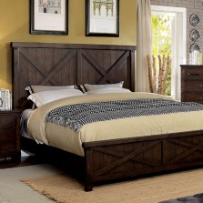 Bianca - Dark Walnut Queen Bed