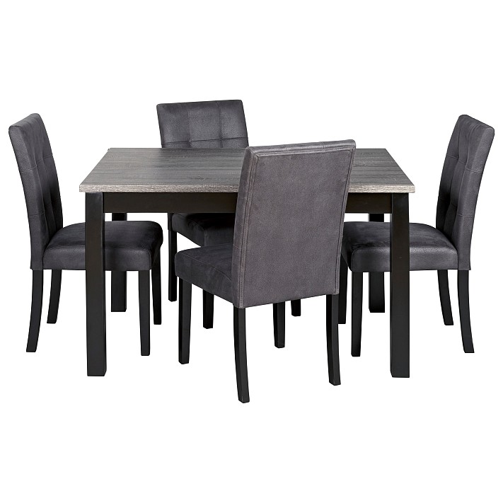 Garvine - Rectangle Table w/ 4 Chairs