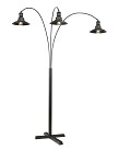 Sheriel - Black Metal Arc Floor Lamp