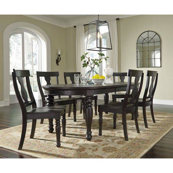 Sharlowe - Oval Dining w/ 6 Chairs