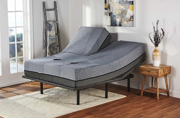 Luna Queen Split Mattress and Adjustable Base Package