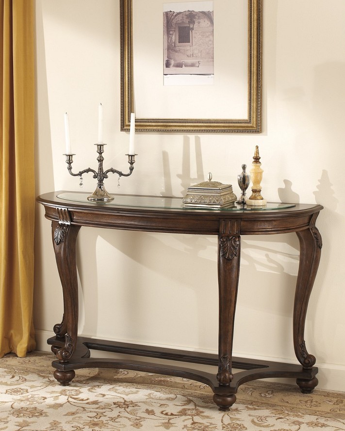 Norcastle - Dark Brown Sofa Table