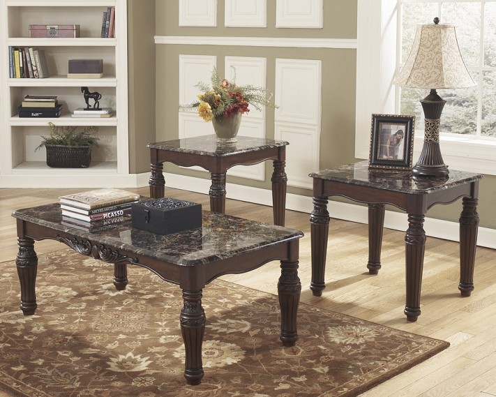 North Shore - Dark Brown 3 PC Occasional Set