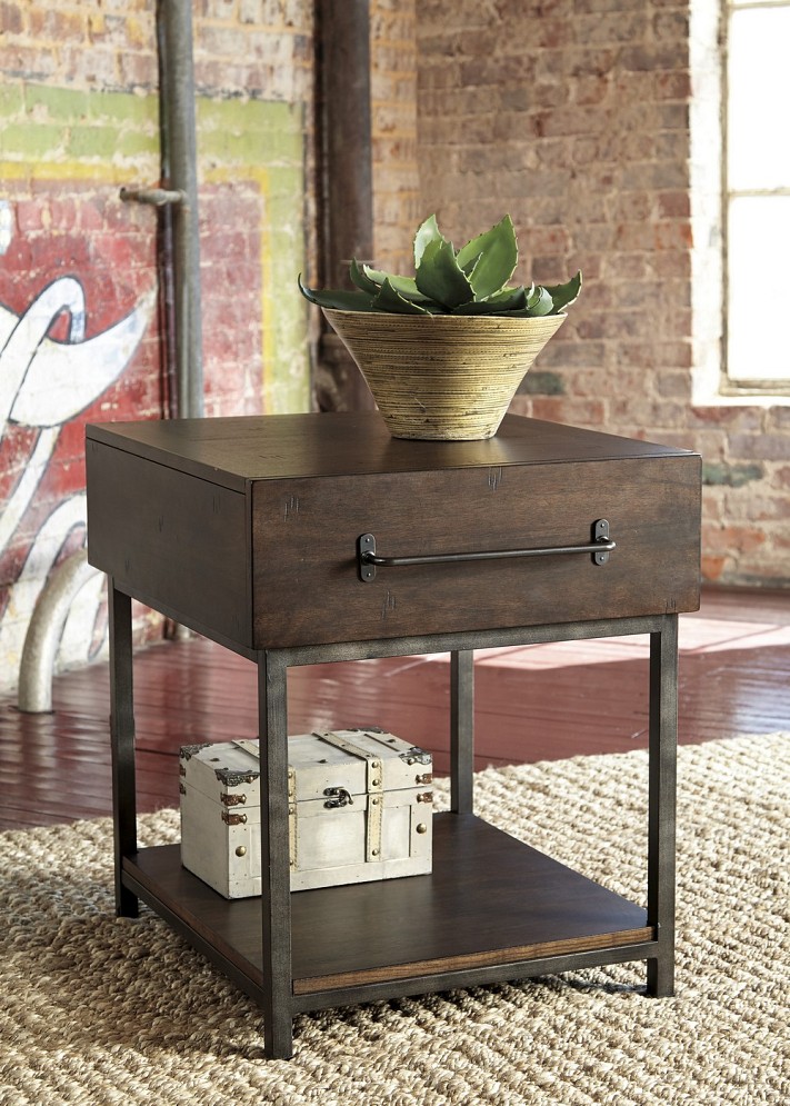 Starmore - Gray/Brown End Table