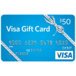 $50 Visa Gift Card 5000 points